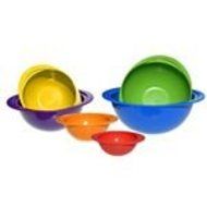 Gourmet Home Products 6-pc. Melamine Multicolor Mixing Bowl Set