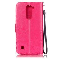 LG K7 Case, LG K7 Wallet Case,PHEZEN Cute Bear Don&#039;t Touch My Phone Design PU Leather Wallet Case Stand Flip Case... N17