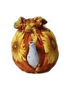 Teapot Cozy, tea warmer with Yellow Sunflowers for a 5-8 cup teapot #327 N3