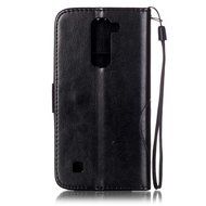 LG K7 Case, LG K7 Wallet Case,PHEZEN Cute Bear Don&#039;t Touch My Phone Design PU Leather Wallet Case Stand Flip Case... N27