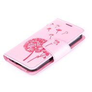 Galaxy Core Prime Case,ikasus Glitter Diamond Embossing Flowers Lily Butterfly PU Leather Flip Wallet Pouch Stand... N20