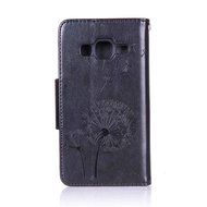 Galaxy Core Prime Case,ikasus Glitter Diamond Embossing Flowers Lily Butterfly PU Leather Flip Wallet Pouch Stand... N25