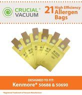 27 Kenmore Upright 50688 and 50690 Micro Filtration Vacuum Bags, Fits Kenmore 20-5068, 20-50681, 20-50688, 20-...