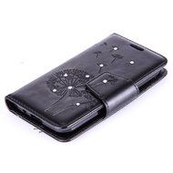 Galaxy Core Prime Case,ikasus Glitter Diamond Embossing Flowers Lily Butterfly PU Leather Flip Wallet Pouch Stand... N26