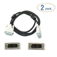 DVI to DVI LCD Monitor Cable 6 Foot - 2 Pack N5