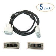 DVI to DVI LCD Monitor Cable 6 Foot - 2 Pack N7