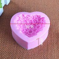 Sher Love Rose Fondant Silicone Mold Chocolate Mold