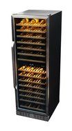 NewAir AWR-1600DB Premier Gold Series 160 Bottle Built-In WIne Cooler, StaInless Steel/Black
