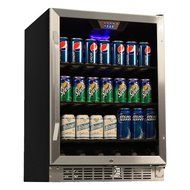 EdgeStar 148 Can Stainless Steel Beverage Cooler N2