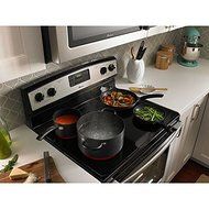 4.8 Cu. Ft. Electric Self Cleaning Range Finish: Stainless Steel