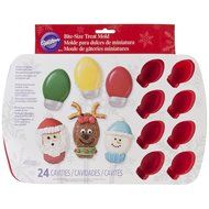 Wilton 2105-1554 Silicone 24-Cavity Light Bulb Treat Mold
