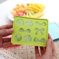 Sher Candy Colour Bow-knot Ice Mould Silicone Ice Cubes Chocolate Mould (Random Color)