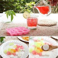 Sher Candy Colour Bow-knot Ice Mould Silicone Ice Cubes Chocolate Mould (Random Color) N2