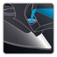 Rowenta DW2070 Effective Comfort 1600-Watt Steam Iron Stainless Steel Soleplate with Auto-Off, 300-Hole, Blue N12