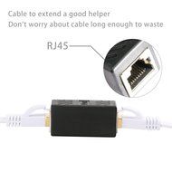 Jadaol&reg; Ethernet Cable In-line Shielded RJ45 Coupler, Female to Female - 5 Pack Black N4