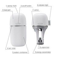 Portable USB Essential Oil Diffuser,Small 110ml Electric Ultrasonic Cool Mist Aroma Therapy Nebulizer,Compact... N7