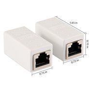 Jadaol&reg; Ethernet Cable In-line Shielded RJ45 Coupler, Female to Female - 5 Pack Black N6