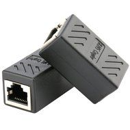 Jadaol&reg; Ethernet Cable In-line Shielded RJ45 Coupler, Female to Female - 5 Pack Black N7
