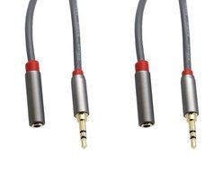 C&amp;E 3 Feet 3.5mm Stereo Male to Female Extension Cable CNE64124 N6