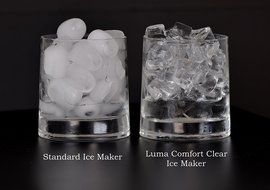 Luma Comfort IM200SS Portable Clear Ice Maker, 28-Pound