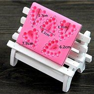 Y&amp;XL&amp;H Heart Diamonds Shaped Fondant Cake Chocolate Silicone Molds,Decoration Tools Bakeware