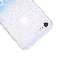 iPhone 7 Case, PHEZEN Henna Mandala Floral Design [Scratch Resistant] Clear TPU Bumper Case Soft Rubber Gel Silicone... N41