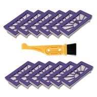 Buti-Life Vacuum Cleaner Filter for Neato Robotic Pet and Allergy Filter Pack XV-21 (945-0048) Filter (12pcs)&amp;... N2