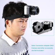 dOvOb Action Camera Mount Connection to 1/4 inch 20 Adapter Mount for Gopro DBPower Lightdow N104