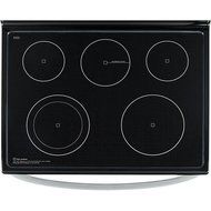 LG LRE3083ST 30" Stainless Steel Electric Smoothtop Range - Convection N2