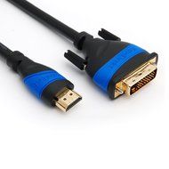 KabelDirekt (6 feet) HDMI to DVI Cable 24+1 with Highspeed (1080p Full HD 3D) - TOP Series N2