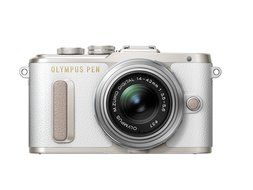 Olympus PEN E-PL8 Black Body with 14-42mm IIR Black Lens N4