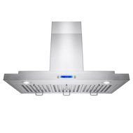 Golden Vantage&reg; 30" Inch Convertible Stainless Steel Wall Mount Range Cooker Hood Fan Oven Vent Exhaust With LCD...