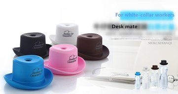 Mini cowboy hat humidifier creative cowboy hat gift office moisturizing portable humidifier for Home/office/car... N10