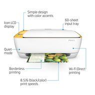 HP DeskJet 3633 Compact All-in-One Photo Printer with Wireless &amp; Mobile Printing, Instant Ink ready (K4T95A)