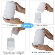 Cool Mist Ultrasonic Humidifier, HUIRUI Essential Oils Diffuser 180ml With 7 Colors Auto Change, Time setting...