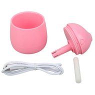Truedays Mini Portable Ultrasonic Mist Water Humidifier USB Air Purifier,Pink N2