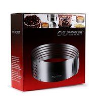 Cade Stainless Steel 6 to12 Inch Adjustable Cake Mousse Mould Cake Baking Cake Decor Mold Ring