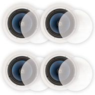 Blue Octave LC82 In Ceiling 8&quot; Speakers Home Theater Surround Sound 2-Way Speaker 2 Pair Pack