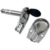 GLS Audio 1/4" Right Angle Plugs TRS Stereo Flat Pancake Style for Speaker Cables, Patch Cables, Snakes - Male... N3