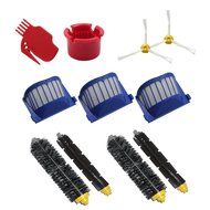 Hongfa Irobot Roomba Brush and Filter Replacement 3-arms Side Brush, Flexible Beater Brush, Bristle Brush, Roomba...