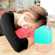 Aromatherapy Essential Oil Diffuser ONEVER 120ml Portable Ultrasonic Aroma Humidifier with 7 Colors Changing LED... N3