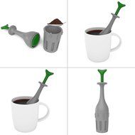 iCooker Travel French Press Coffee Maker & Tea Infuser [Single-Serving] Best Portable Hand Pump for Single Use...