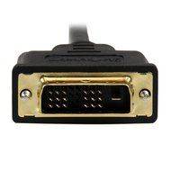 StarTech.com HDCDVIMM1M 1m Mini HDMI to DVI-D Cable 19 Pin HDMI (C) Male to DVI-D Male - 1920 x 1200 Video N7
