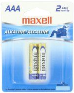 Maxell 723807 Alkaline Battery AAA Cell 2-Pack