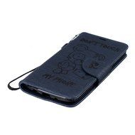 LG K7 Case, LG K7 Wallet Case,PHEZEN Cute Bear Don't Touch My Phone Design PU Leather Wallet Case Stand Flip Case... N30