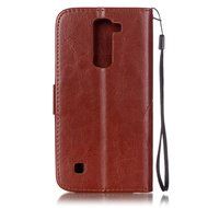 LG K7 Case, LG K7 Wallet Case,PHEZEN Cute Bear Don't Touch My Phone Design PU Leather Wallet Case Stand Flip Case... N35