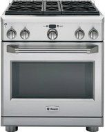 GE Monogram 30" ZDP304LPSS 30 Inch Pro-Style Liquid Propane Dual-Fuel Stainless Steel Gas Range w/ Convection...