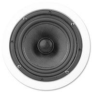New In-Ceiling KEVLAR 2-Way 6.5&quot; Audio In Wall Speakers with Pivoting Soft Dome Tweeter (Pair, White)