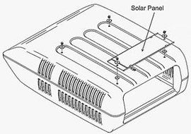 Coleman 7330B4101 Solar Panel After Market Kit