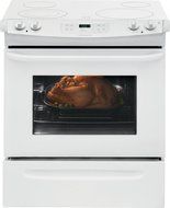 Frigidaire FFES3025PW ADA Compliant 30" Freestanding Slide-In Electric Range in White